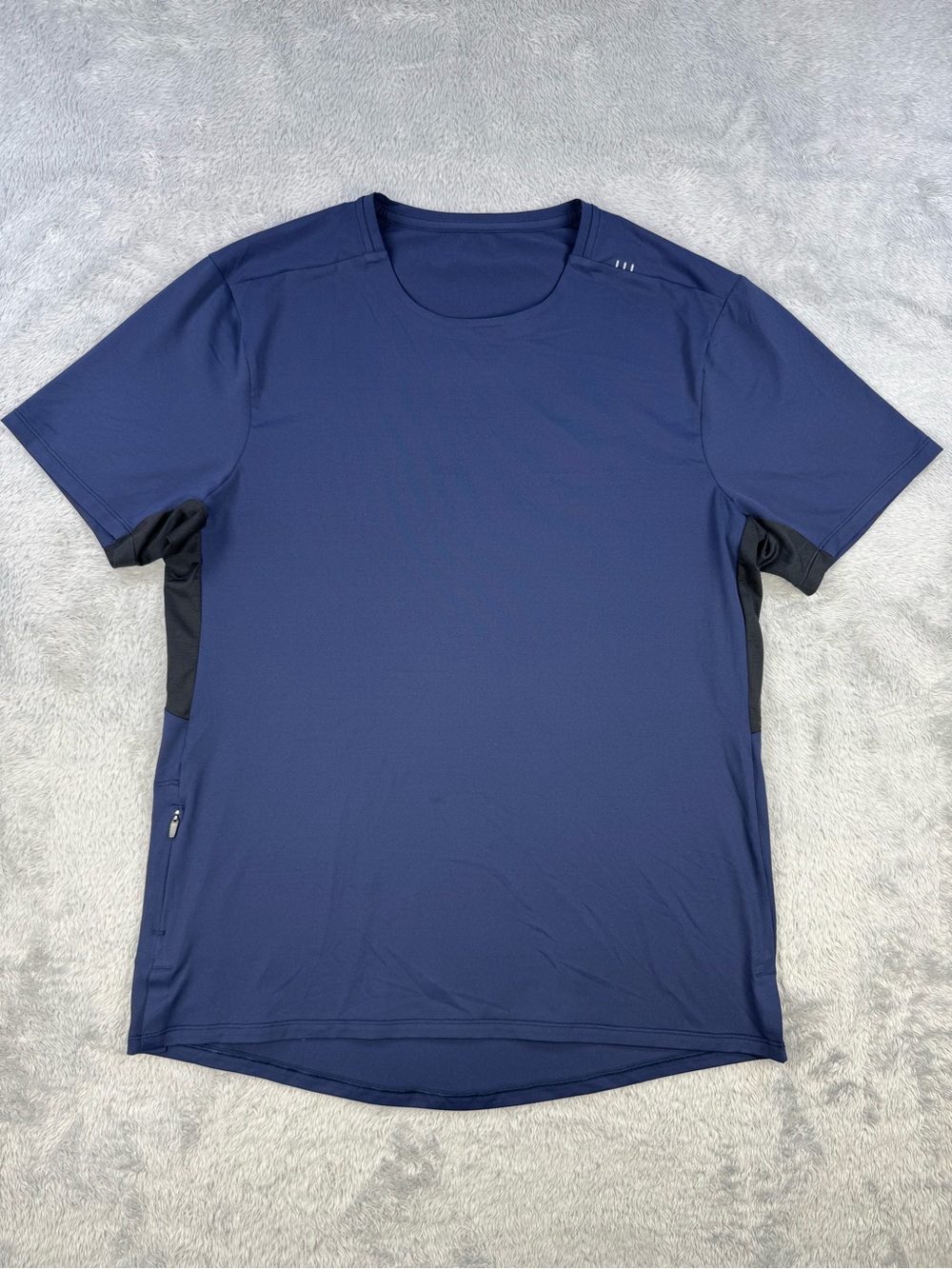 Lululemon Light As Air Tech Men’s M Navy Blue Running Performance Shirt